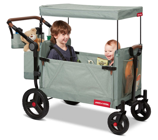 Radio Flyer Atlas Stroll 'N Wagon - Sage Gray