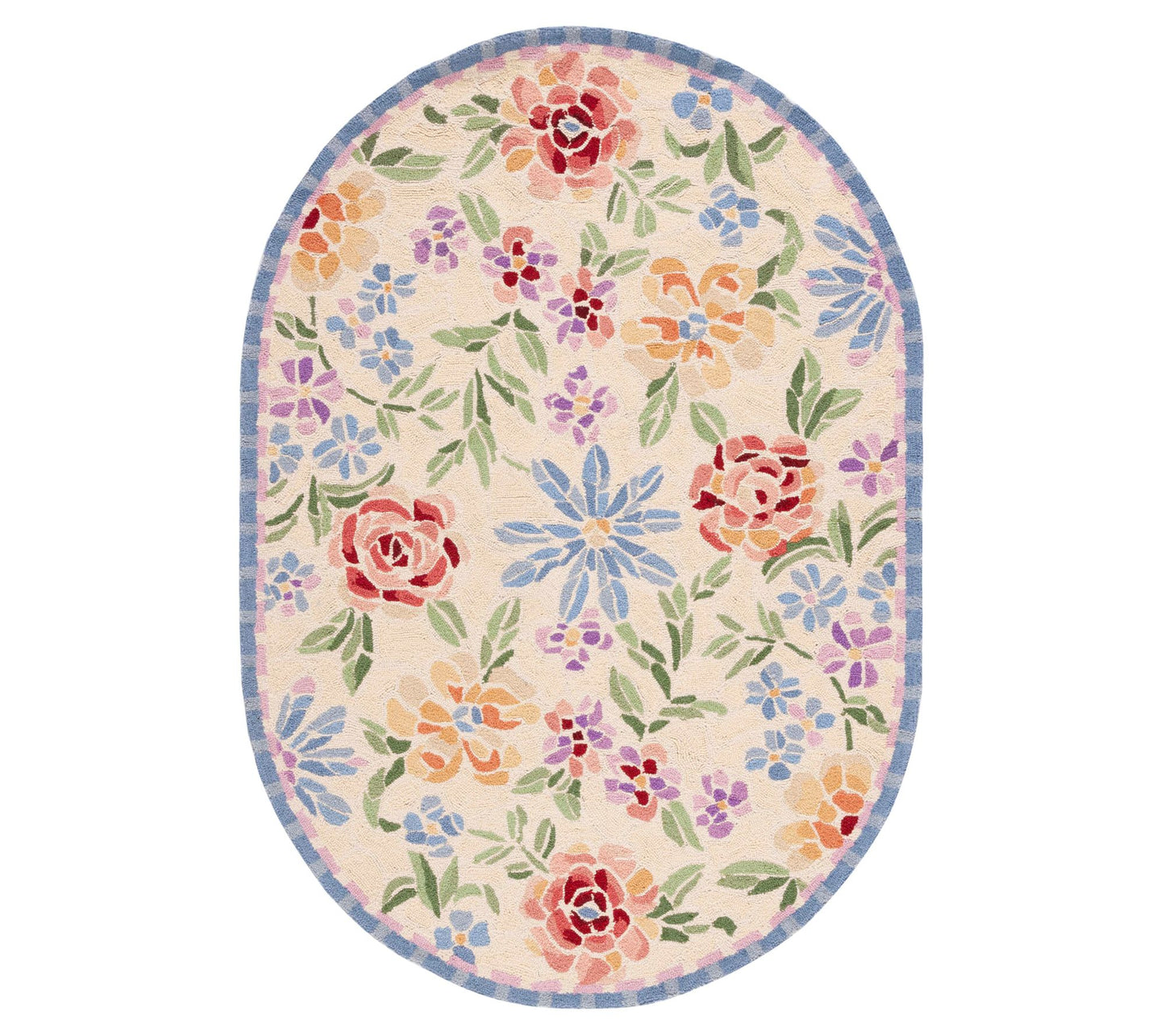 Chelsea Collection HK214 7'-6" X 9'-6" Oval Rugby Valerie