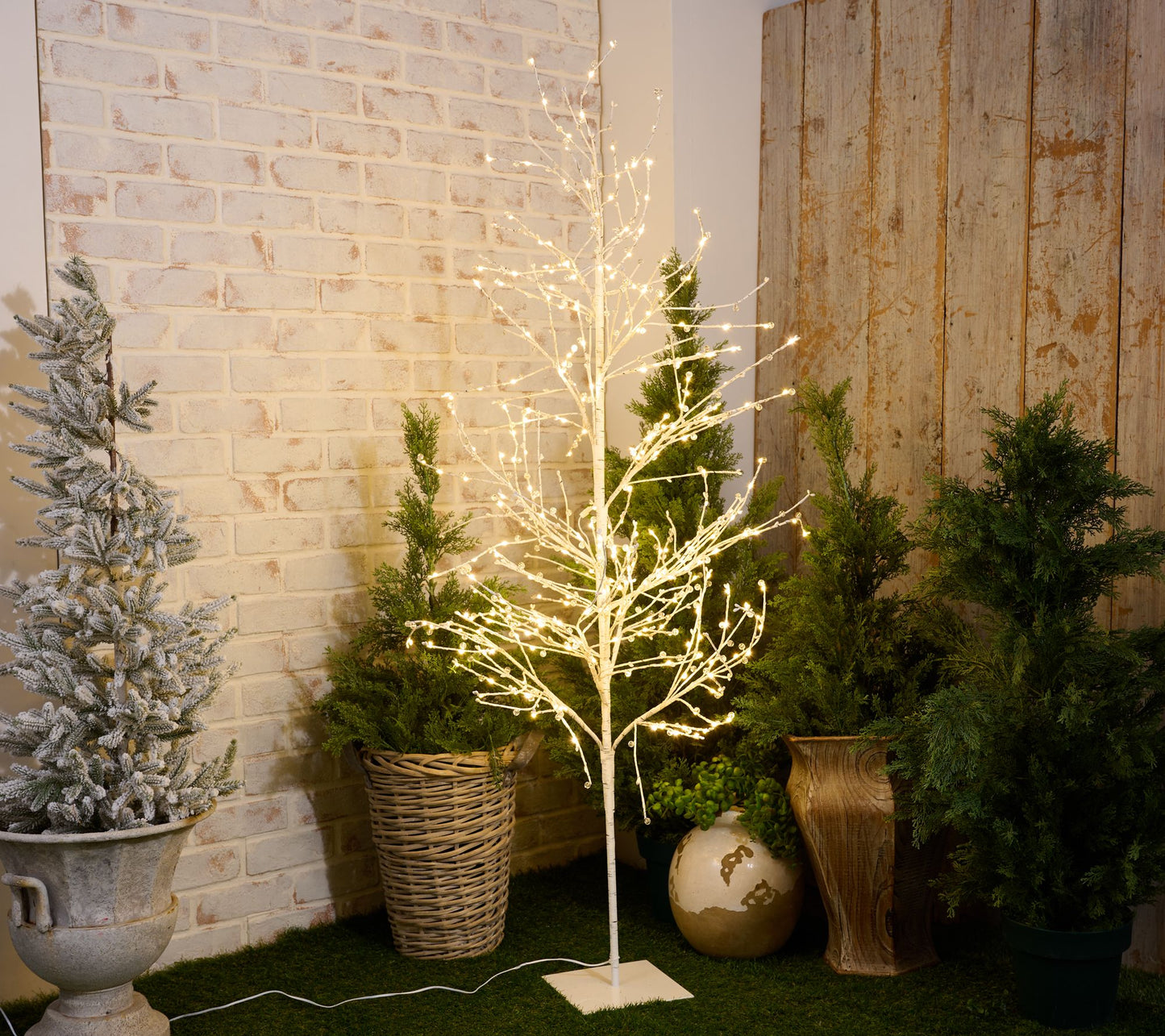 Bethlehem Lights 5' Illuminated Crystal Birch Tree