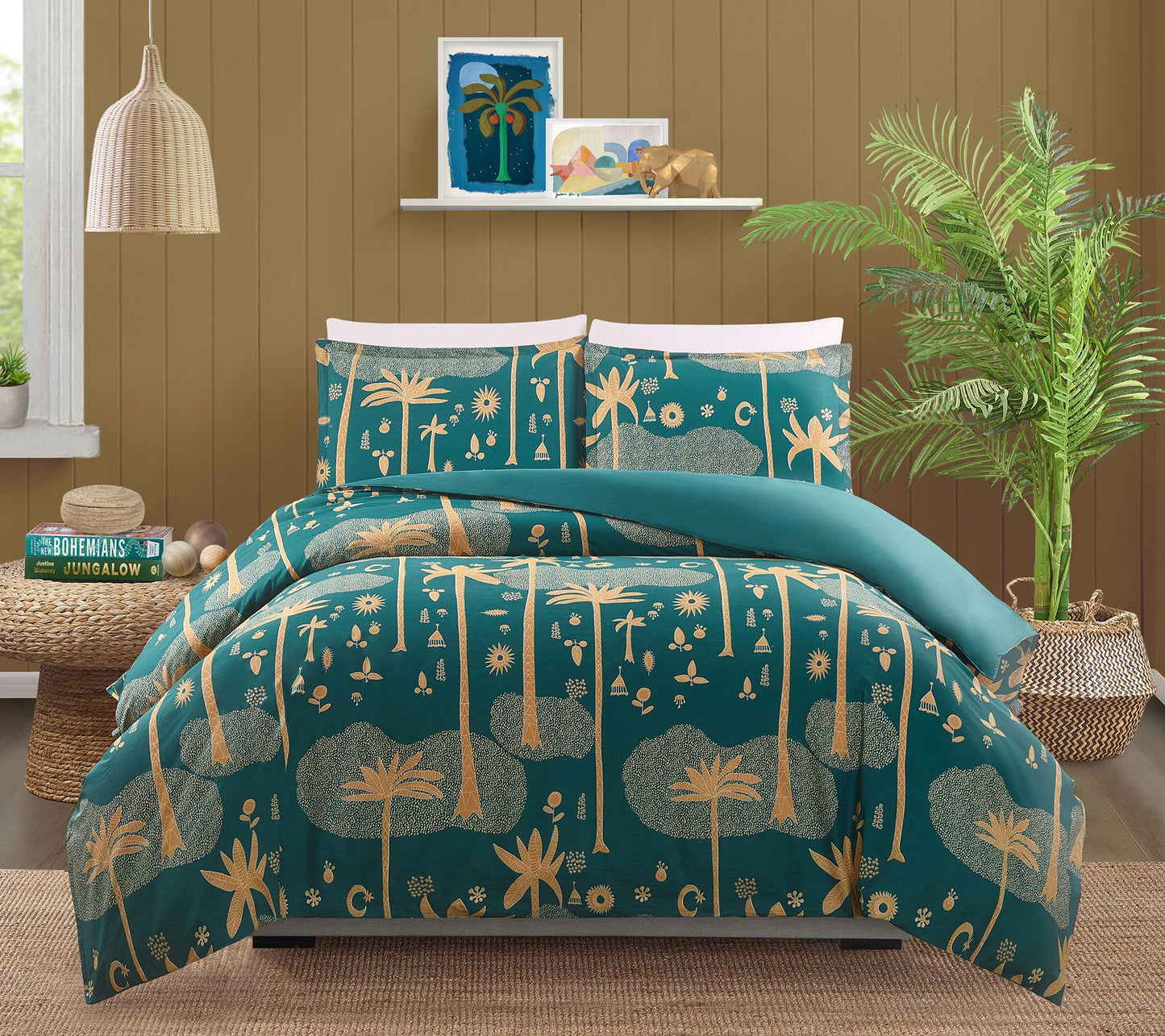 JUNGALOW by Justina Blakeney Cosmic Desert Cotton Duvet Set-K