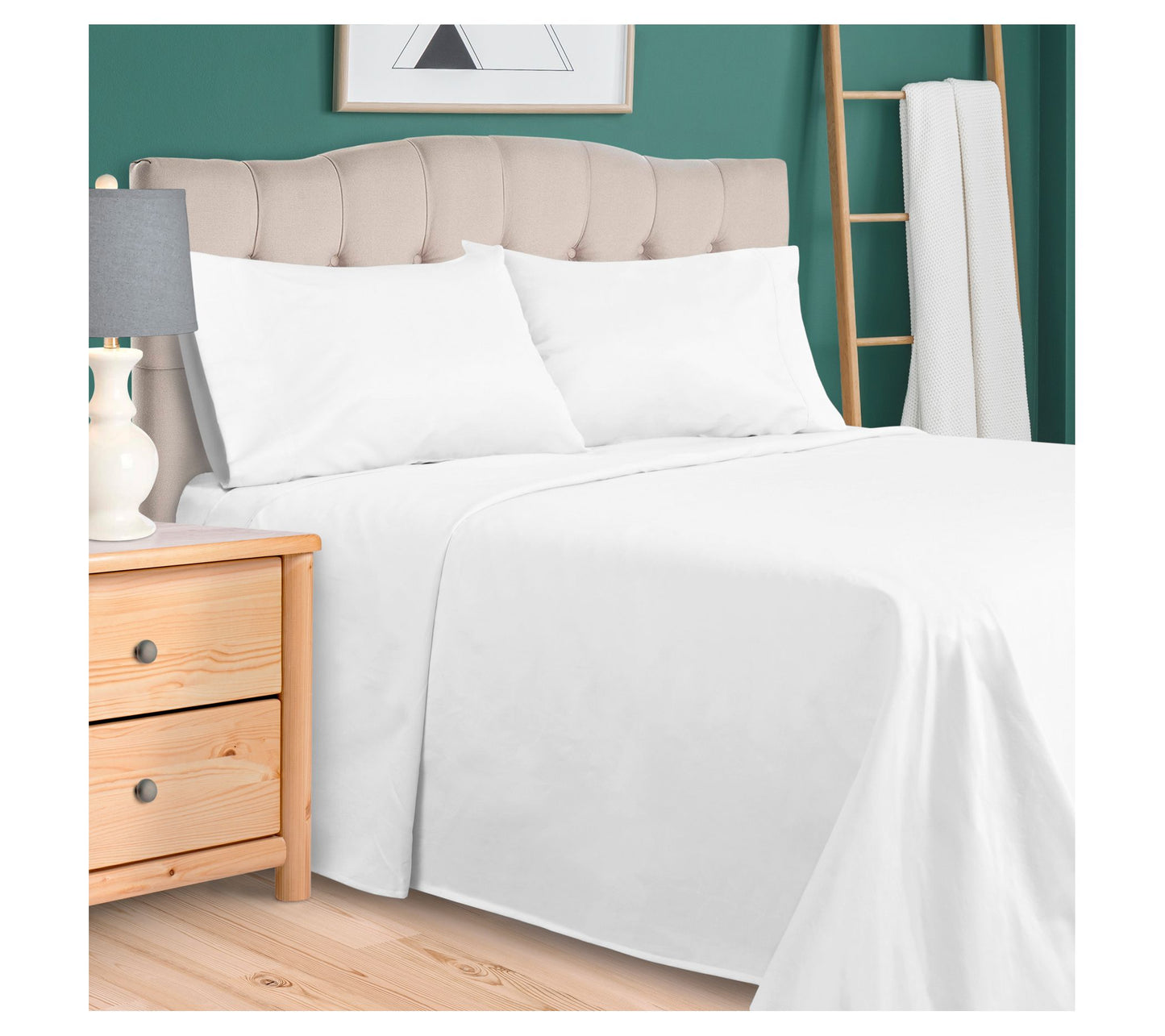 Superior 700 Egyptian Cotton Solid Deep PocketSheet Set, QN