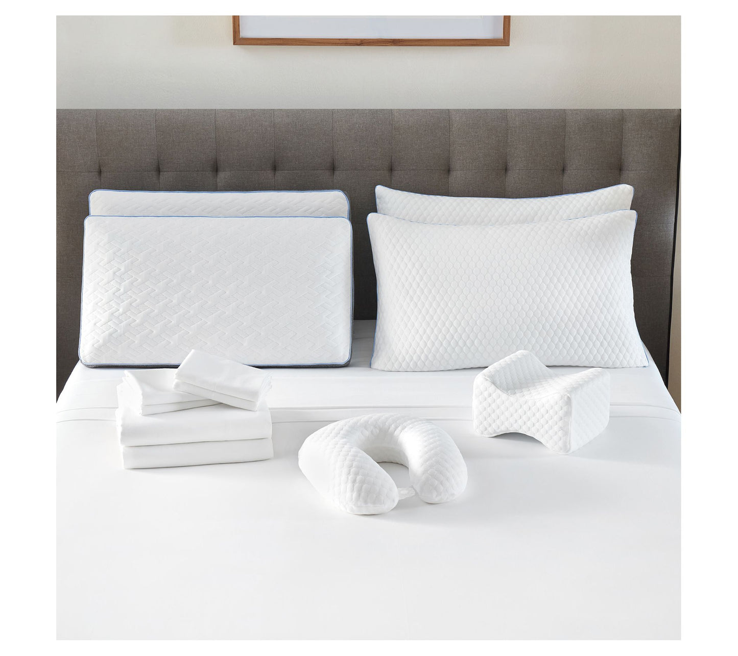 Somapedic 12-Piece Complete Bedding Bundle, Queen