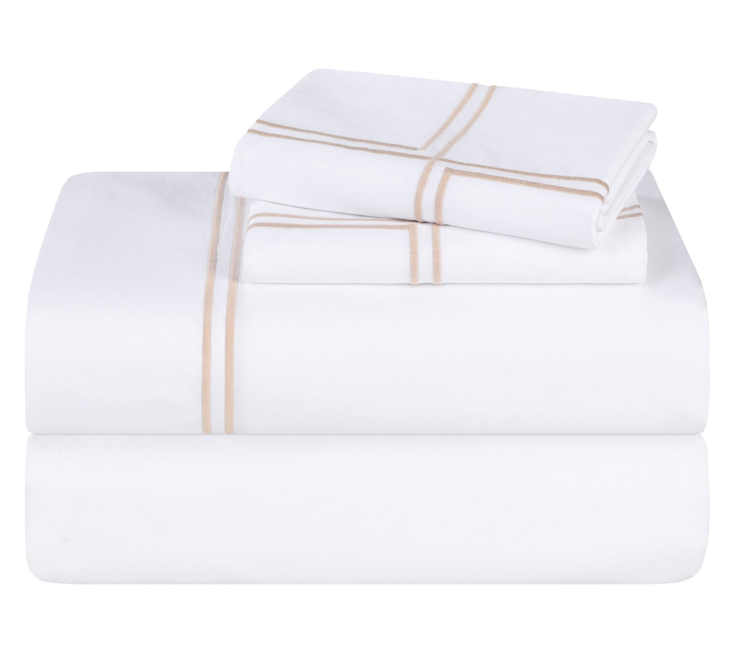 Superior Spring Blooms Cotton Embroidered SheetSet-King