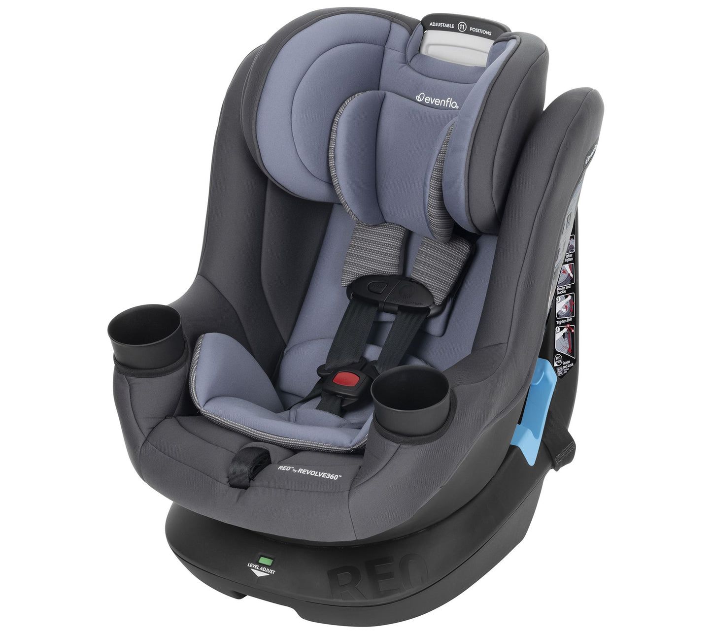 Evenflo REO by Revolve360 Rotational Convertible Car Seat