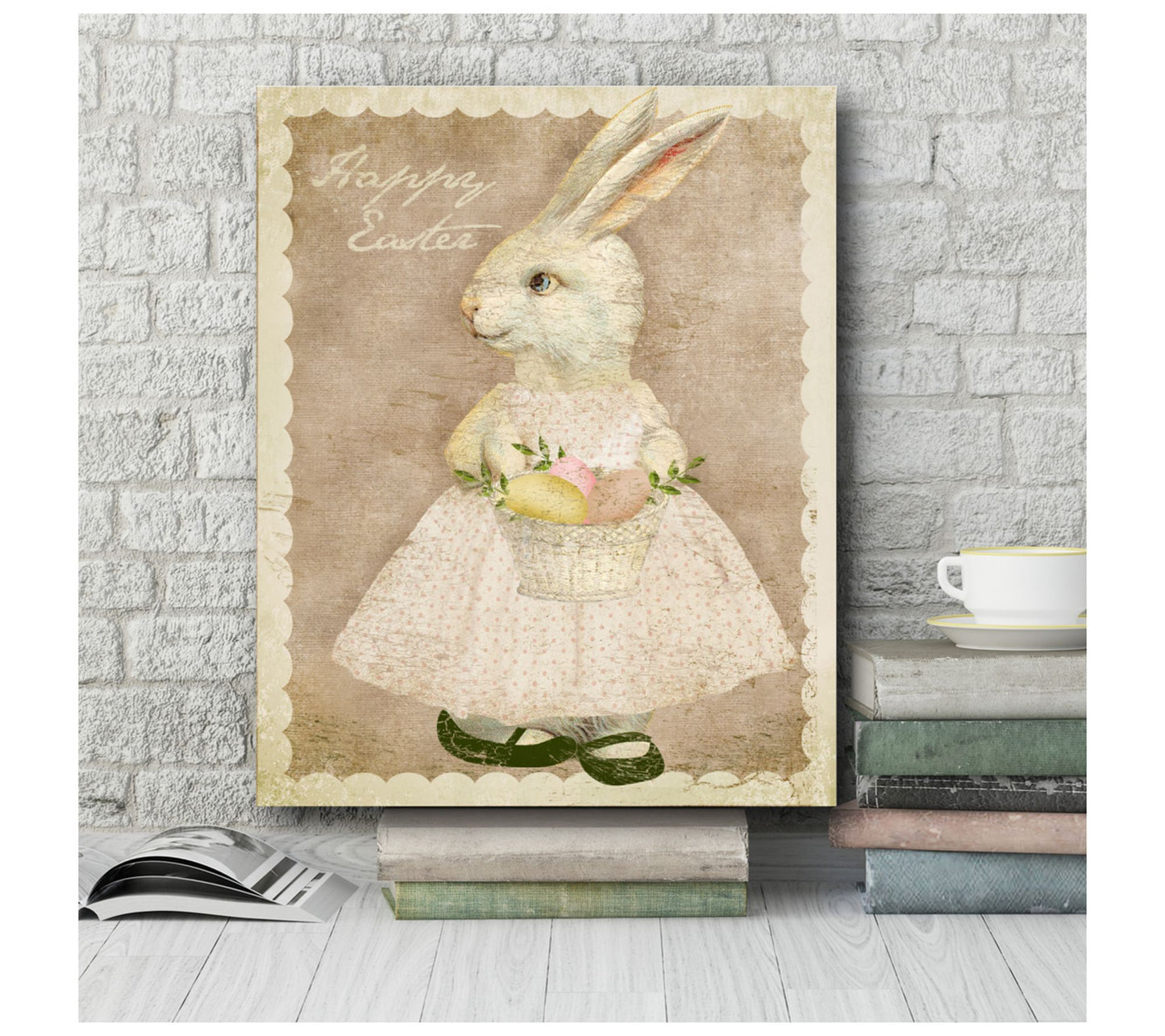 Courtside Market Baby Bunny 30x40 Canvas Wall Art