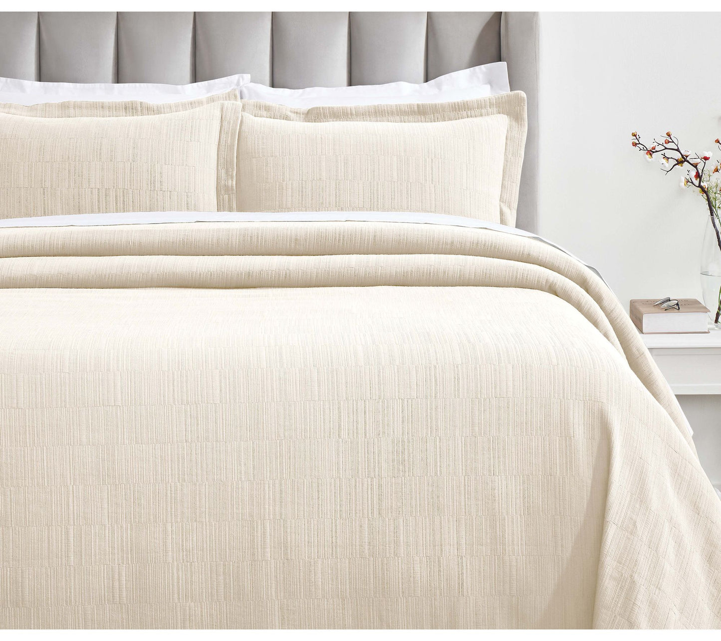 Superior Zenith Cotton Bedspread and Sham Set,Full