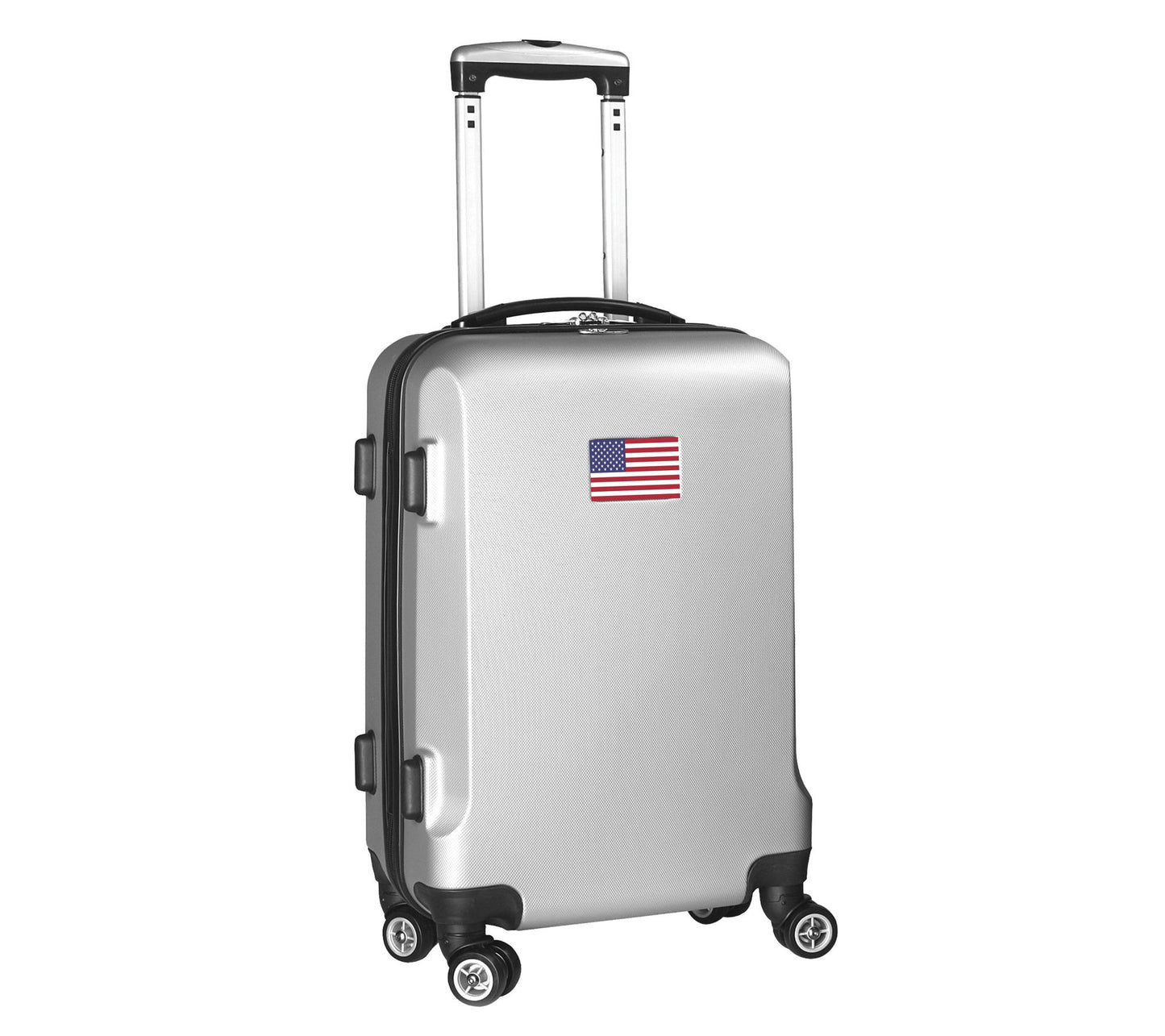 Mojo Licensing Flag 21" Carry-On Hardcase Spinner, Silver