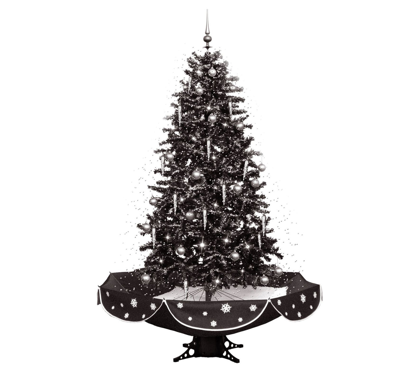 Christmas Time 75" Musical Snowy Indoor HolidayDecor Tree