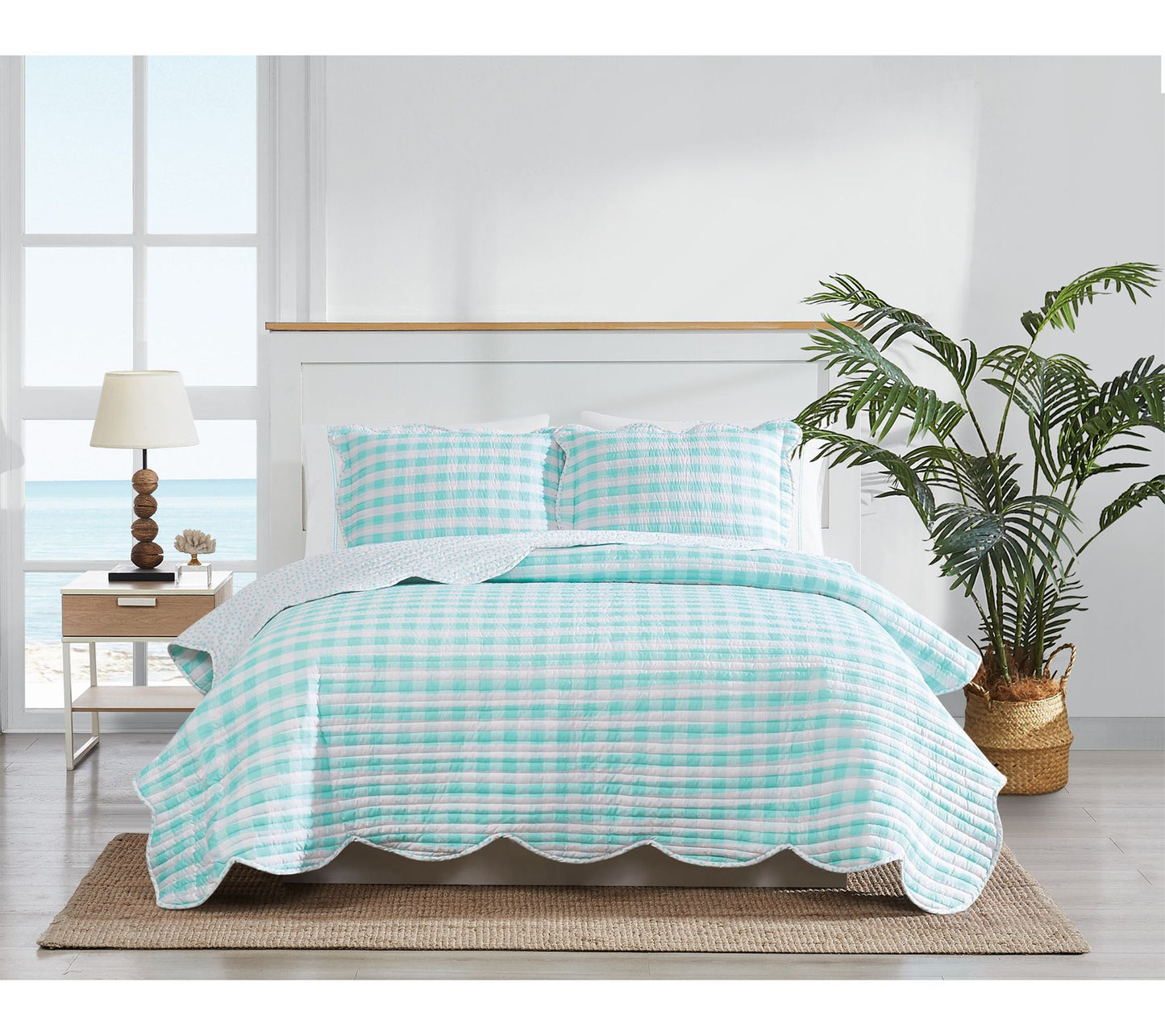 SCOUT Barnaby Checkham Full/Queen Quilt Set