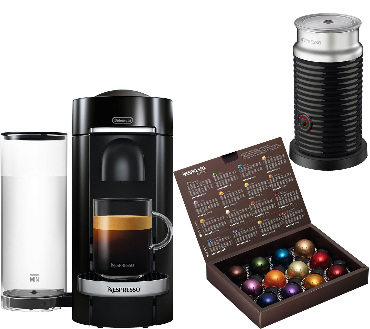 Nespresso Vertuo Plus Deluxe Machine w/ Frotherby DeLonghi