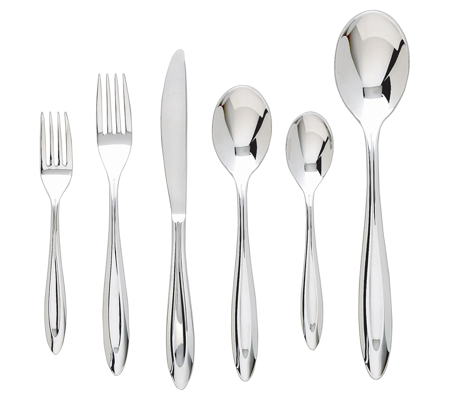 Ginkgo Select Fontur Platinum 42 Piece Set Service for 8
