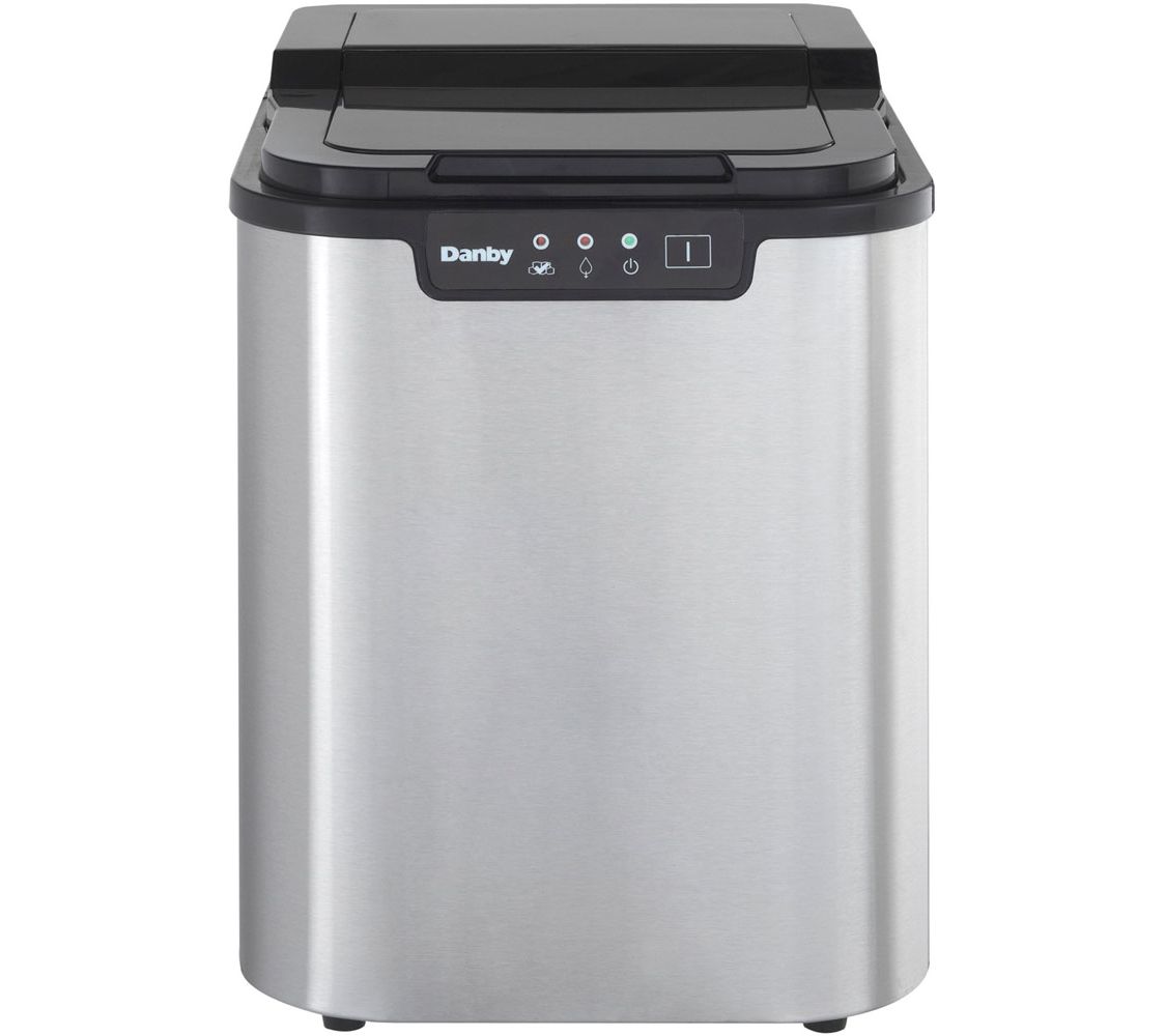 Danby 25-lb Portable Ice Maker - Stainless Steel