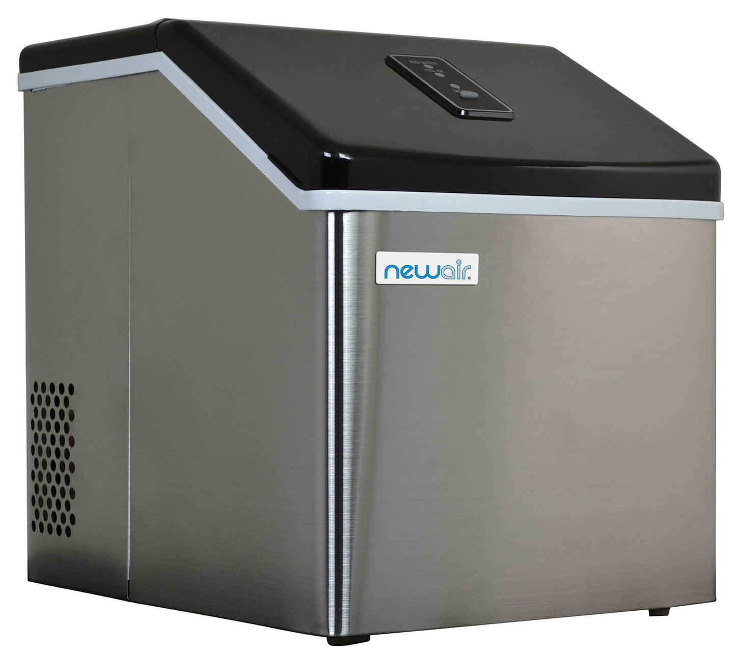 NewAir Portable Clear Ice Maker 40-lb StainlessSteel
