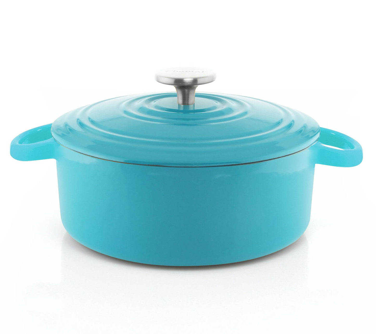 Chantal 3 Quart Round Cast Iron Dutch Oven with Lid