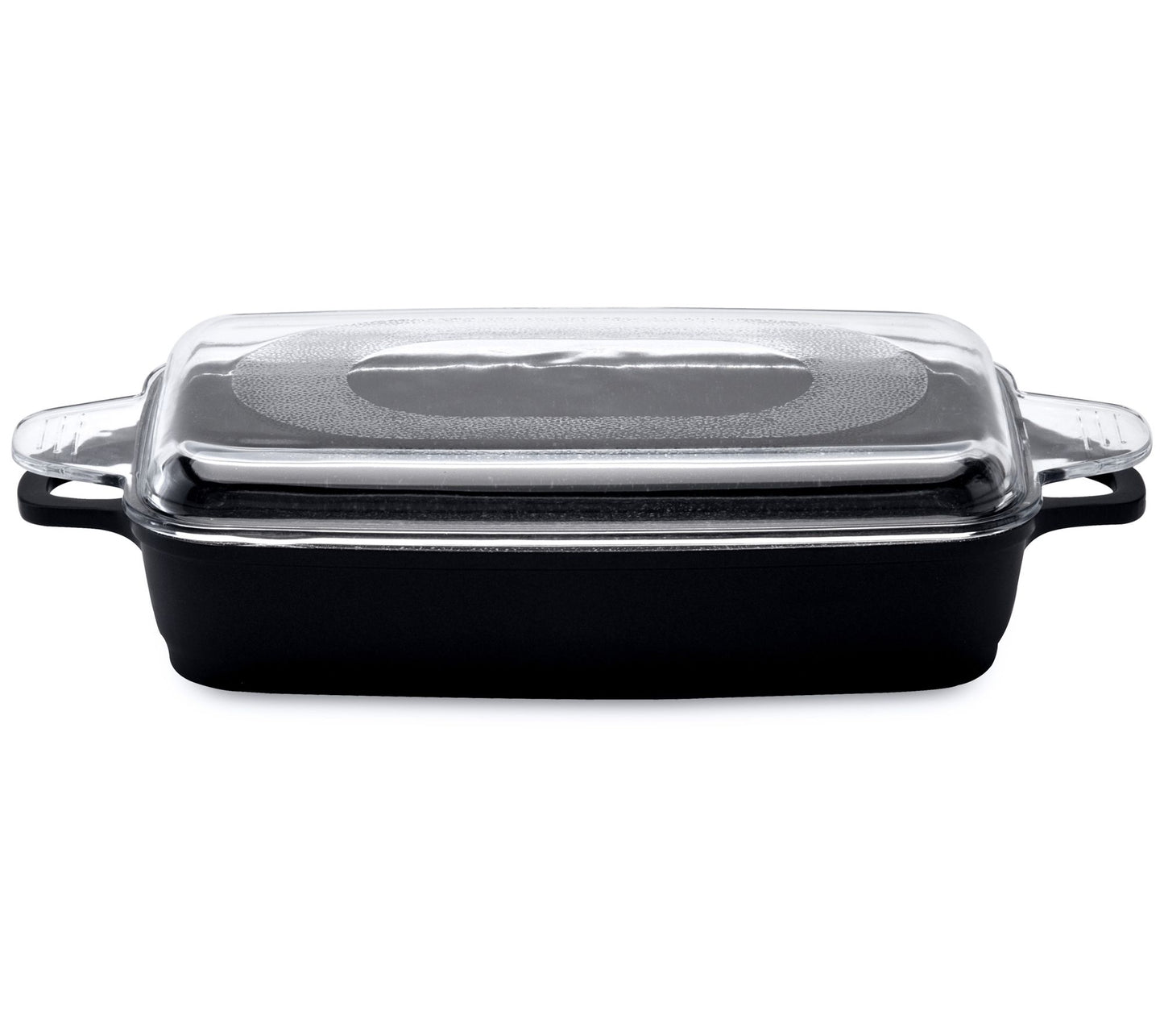 BergHOFF Scala 4Qt. Cast Alum Roasting Pan w Glss Lid