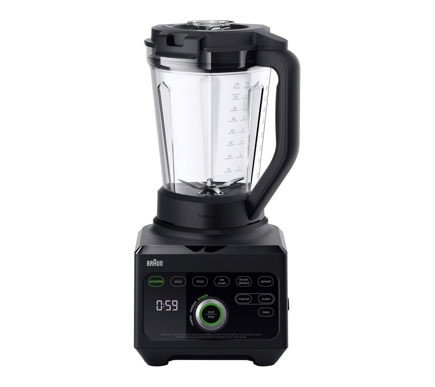 Braun TriForce Power Blender with Smoothie2Go B ottle