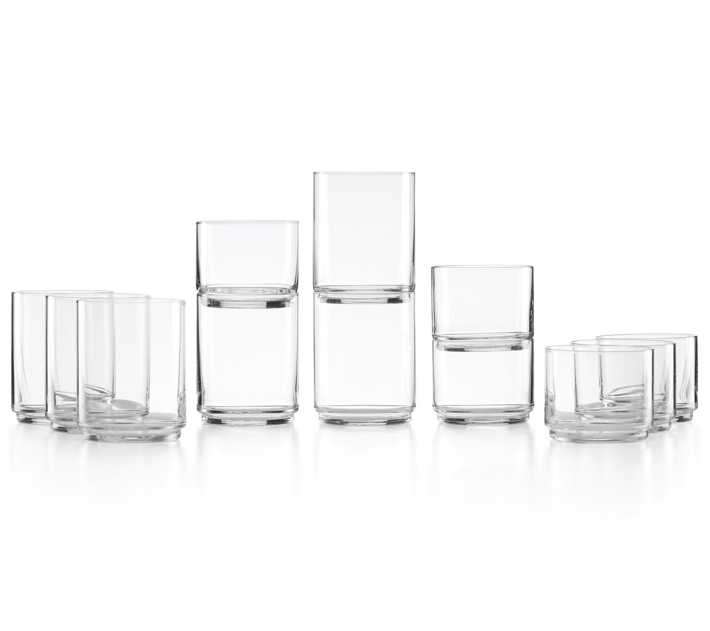 Lenox Tuscany Classics 12-Piece Stackable Tall & Short Glasses