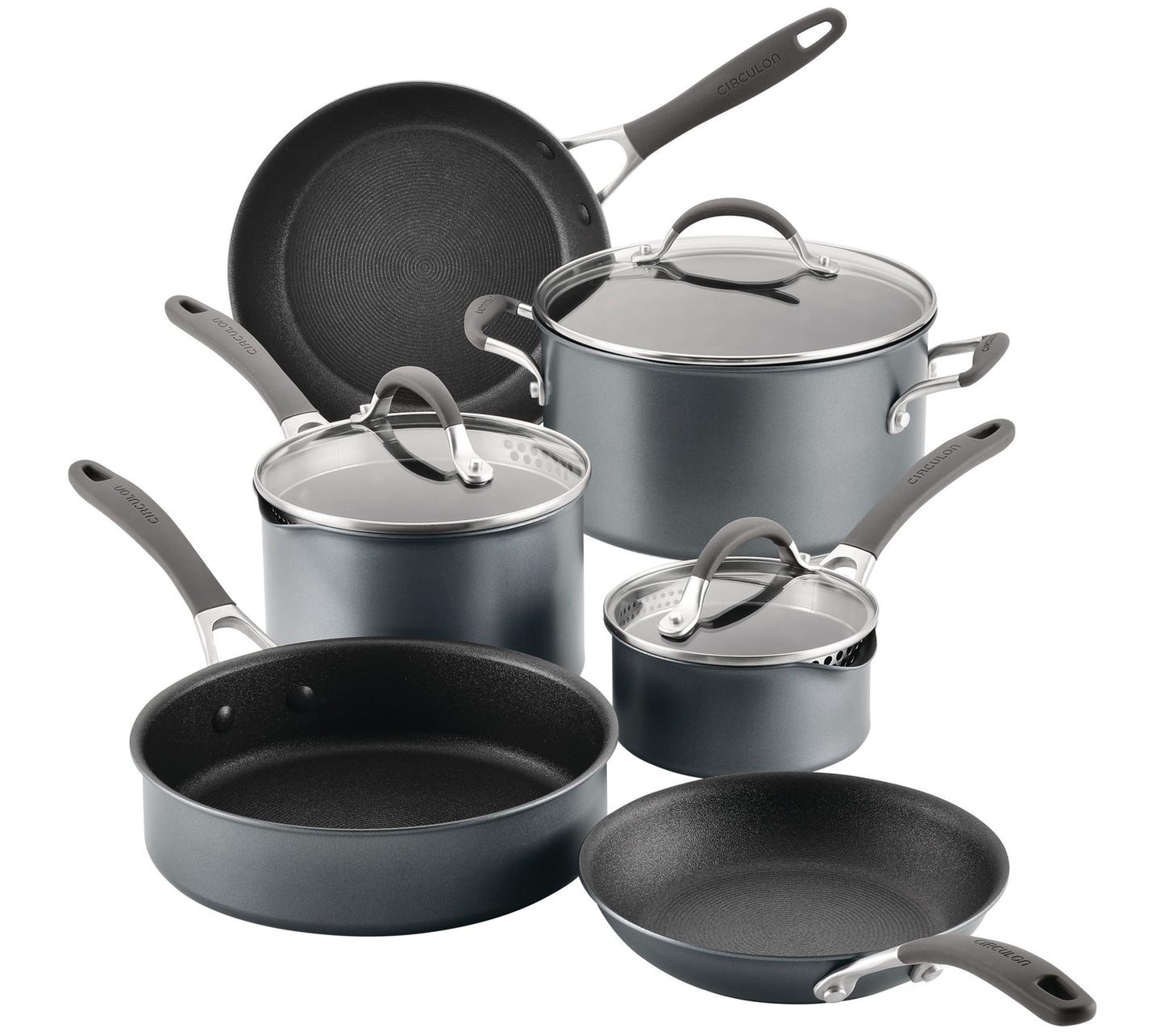 Circulon A1 Series-Scratch Defense Nonstick 9pc Cookware Set