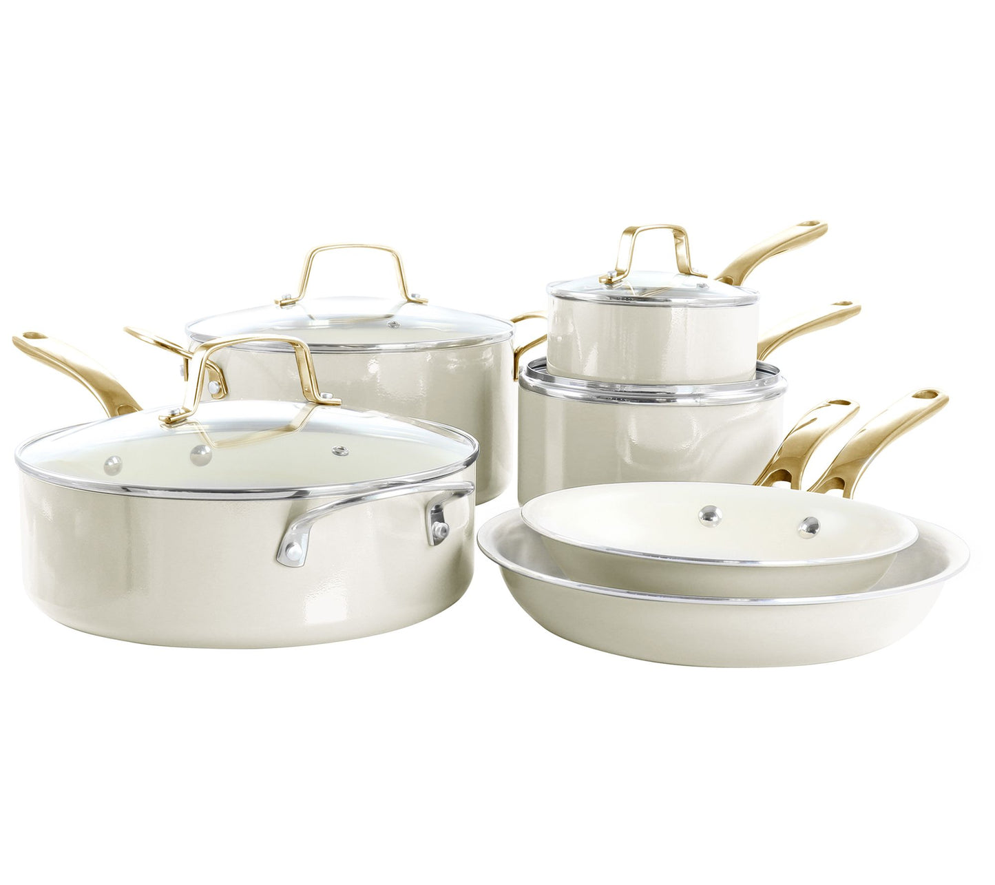 Martha Stewart Lockton Premium 10-Piece Enameled Set