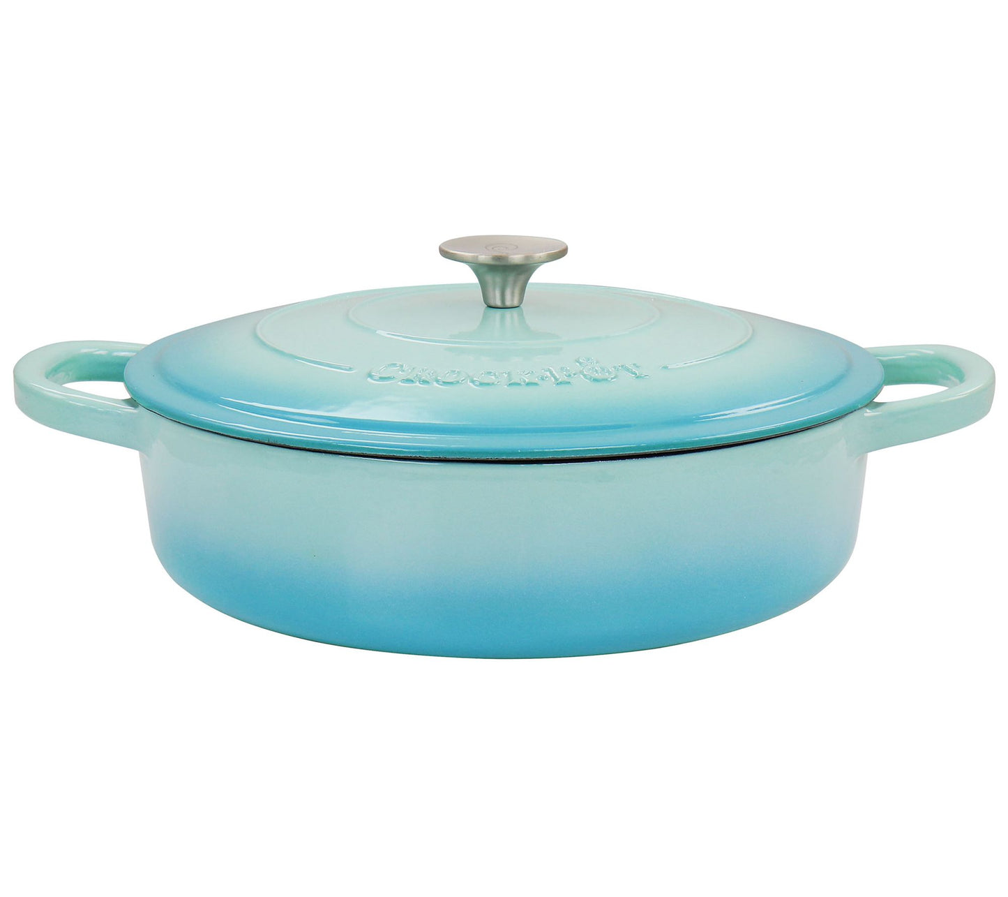 Crock-Pot Artisan 5 Quart Round Enameled Cast I ron Braiser Pa