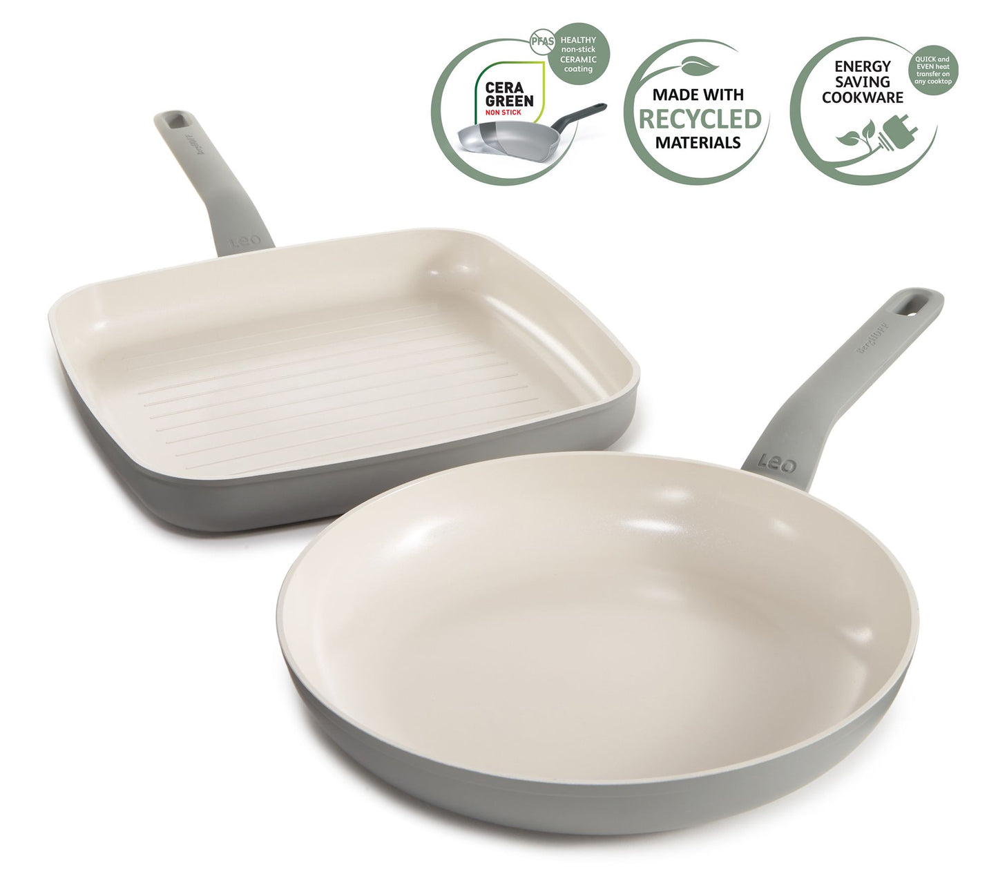 BergHOFF Balance 2Pc Non-stick Ceramic Specialty Cookware Set