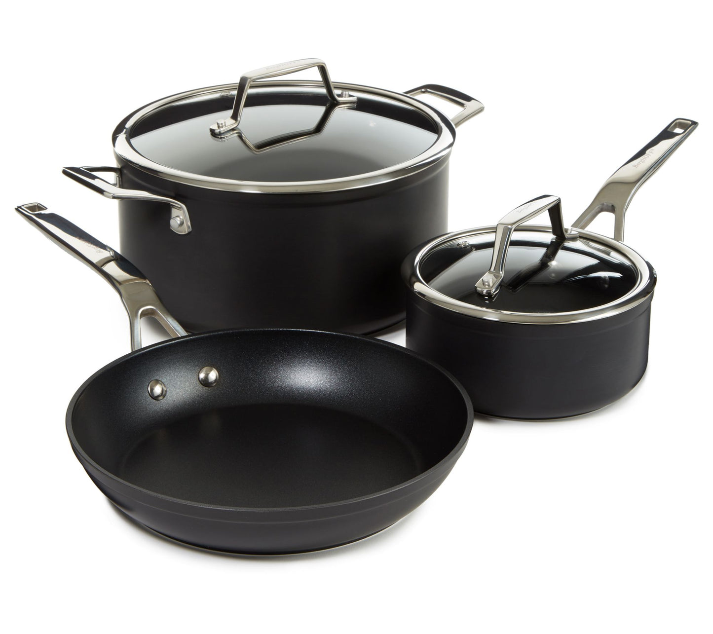 BergHOFF Essentials Hard Anodized 5-pc CookwareStarter Set