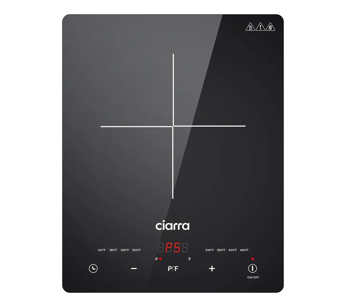 Ciarra Portable Induction Cooktop 1800W With Touch Control
