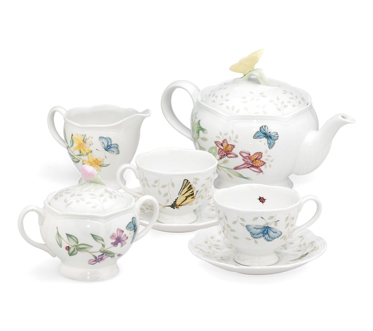Lenox Butterfly Meadow 7-Piece Tea Set