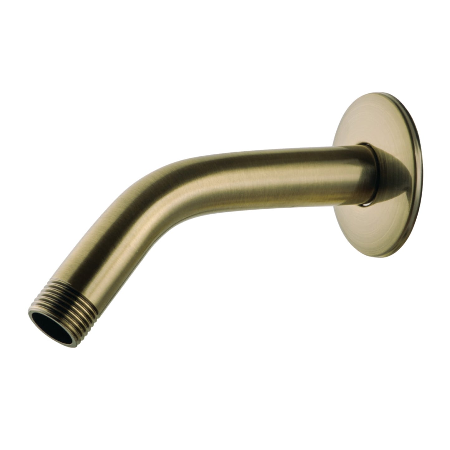 kingston Brass K206M3 Shower Scape 6-Inch Shower Arm with Flange, Antique Brass