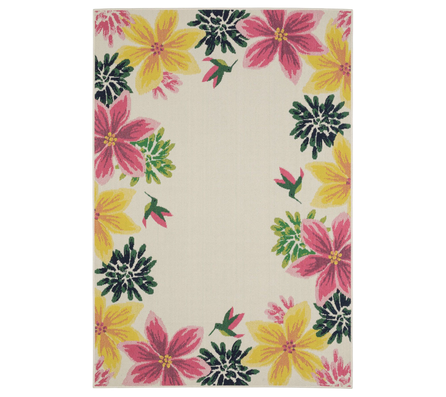 Ultiamte Innovations Hummingbird Garden 7'10"x 10'10" Rug