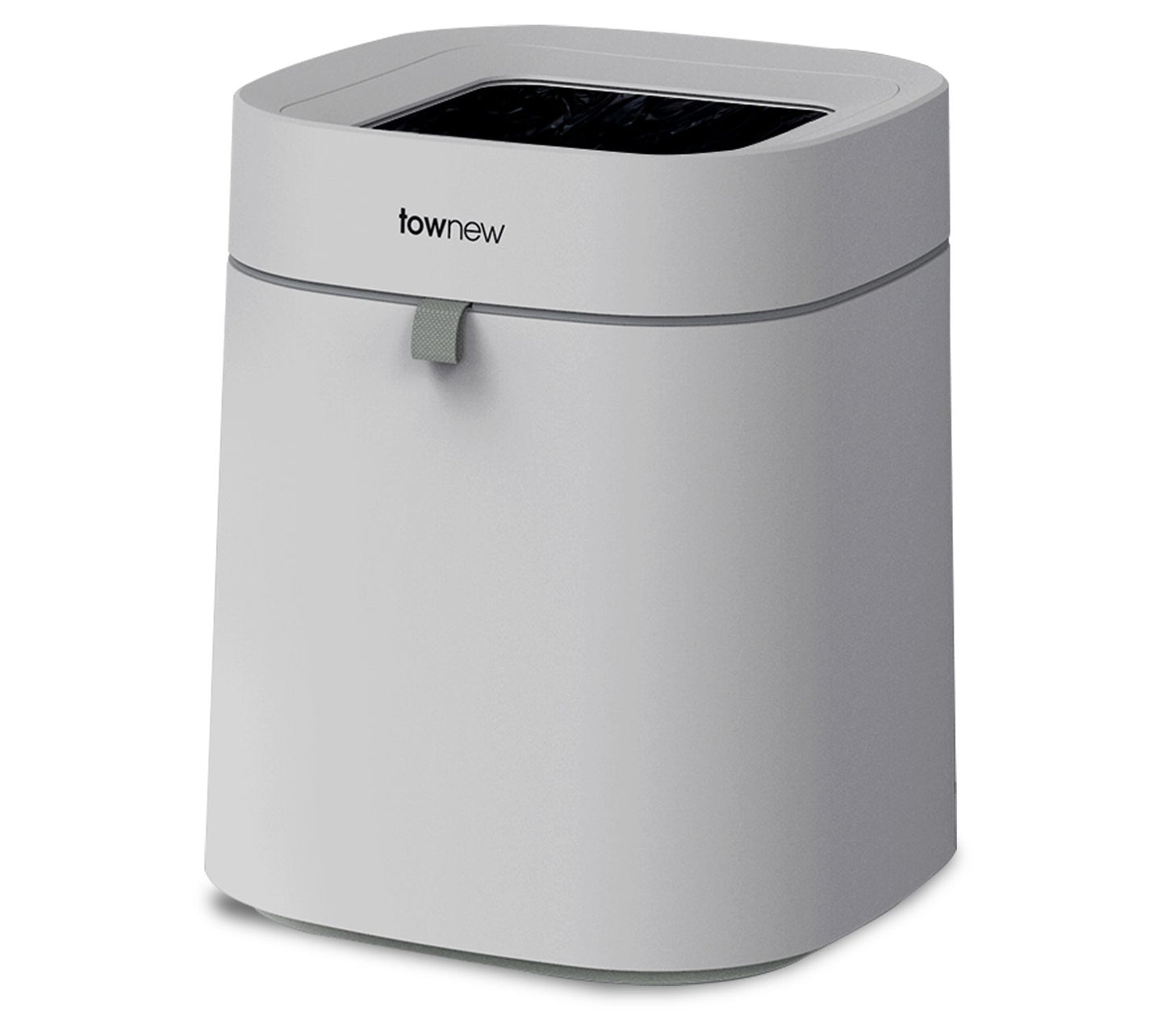 T02B Gray Self-Cleaning & Self-Changing 4.4-Gal Trash Can