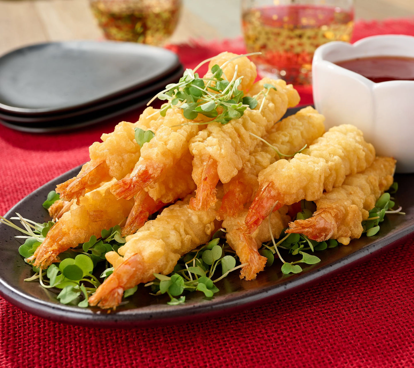 Anderson Seafoods (4)1lb Bags of Tempura Shrimp with Sauce