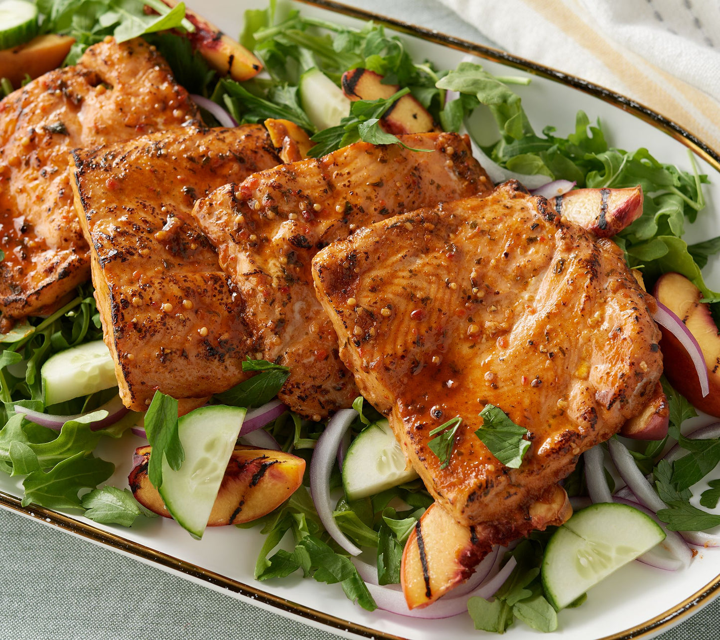 Anderson Seafoods (12) 5-oz Fire Grilled Salmon Auto-Delivery