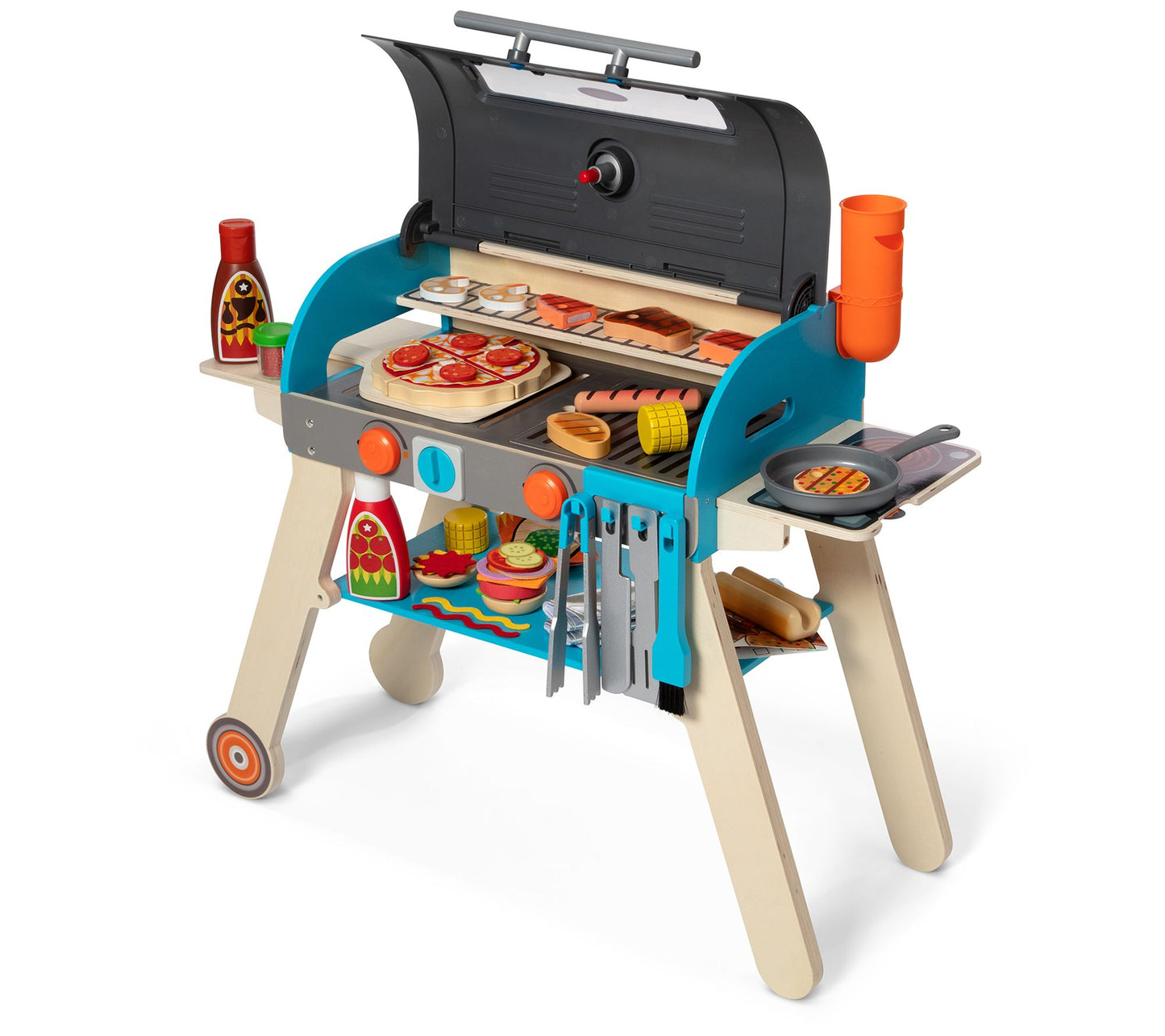 Melissa & Doug Deluxe Grill & Pizza Oven Playset