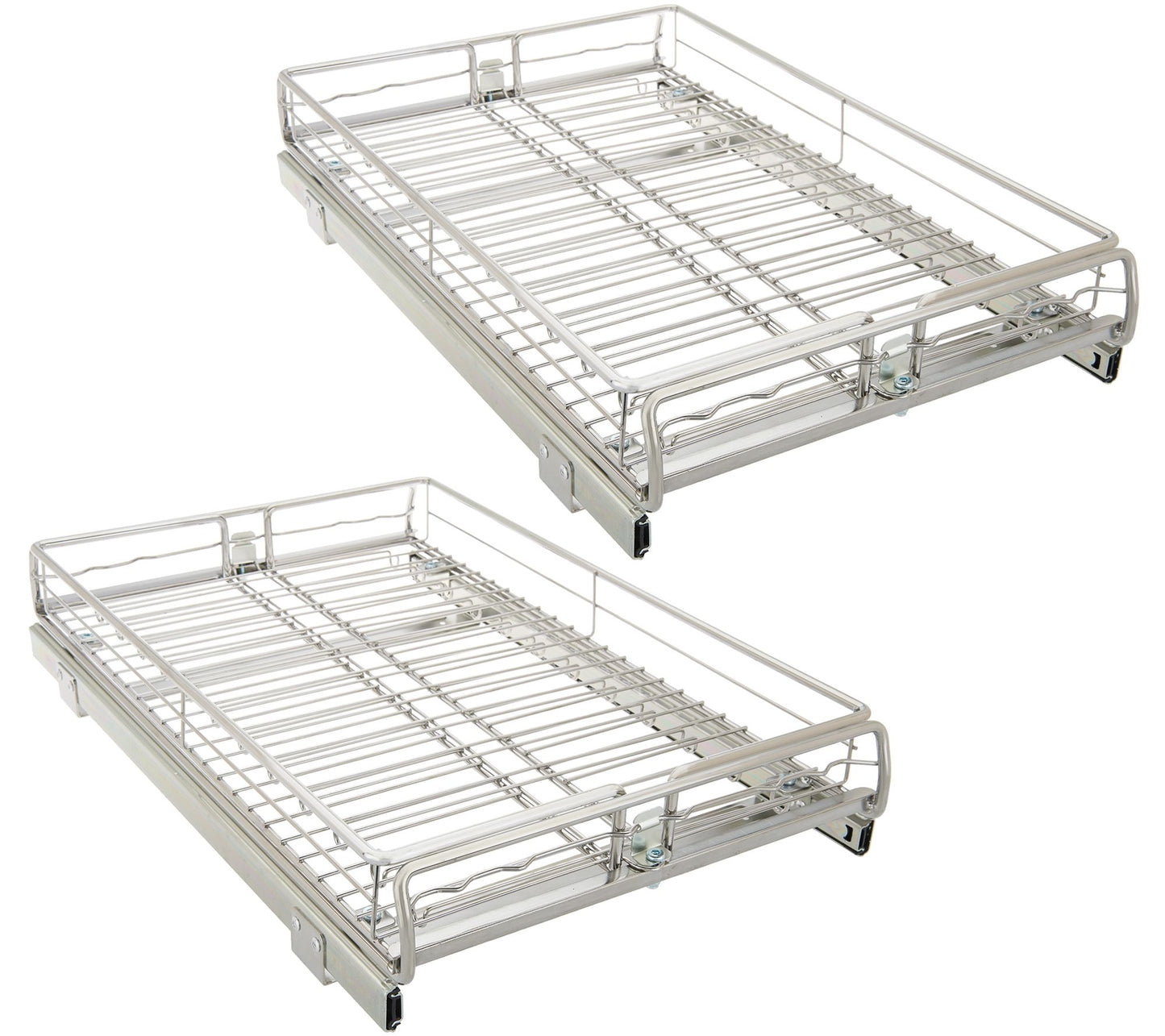 Pop-It Set of 2 Large Sliding Cabinet Drawer Organizers