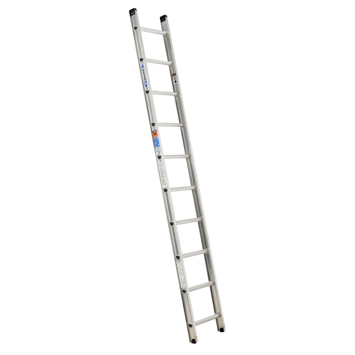 Werner D1500-1 10-ft Aluminum Type 1a- 300-lb Load Capacity Straight Ladder D1510-1