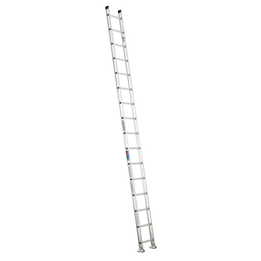 Werner D1500-1 16-ft Aluminum Type 1a- 300-lb Load Capacity Straight Ladder D1516-1