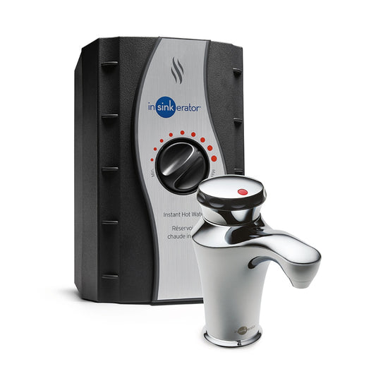 InSinkErator Invite Chrome Deck-mount Instant hot Water Dispenser with Tank