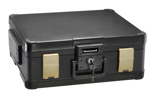 Honeywell 0.39-cu ft Fireproof and Waterproof Chest Safe Box with Keyed Lock 1104