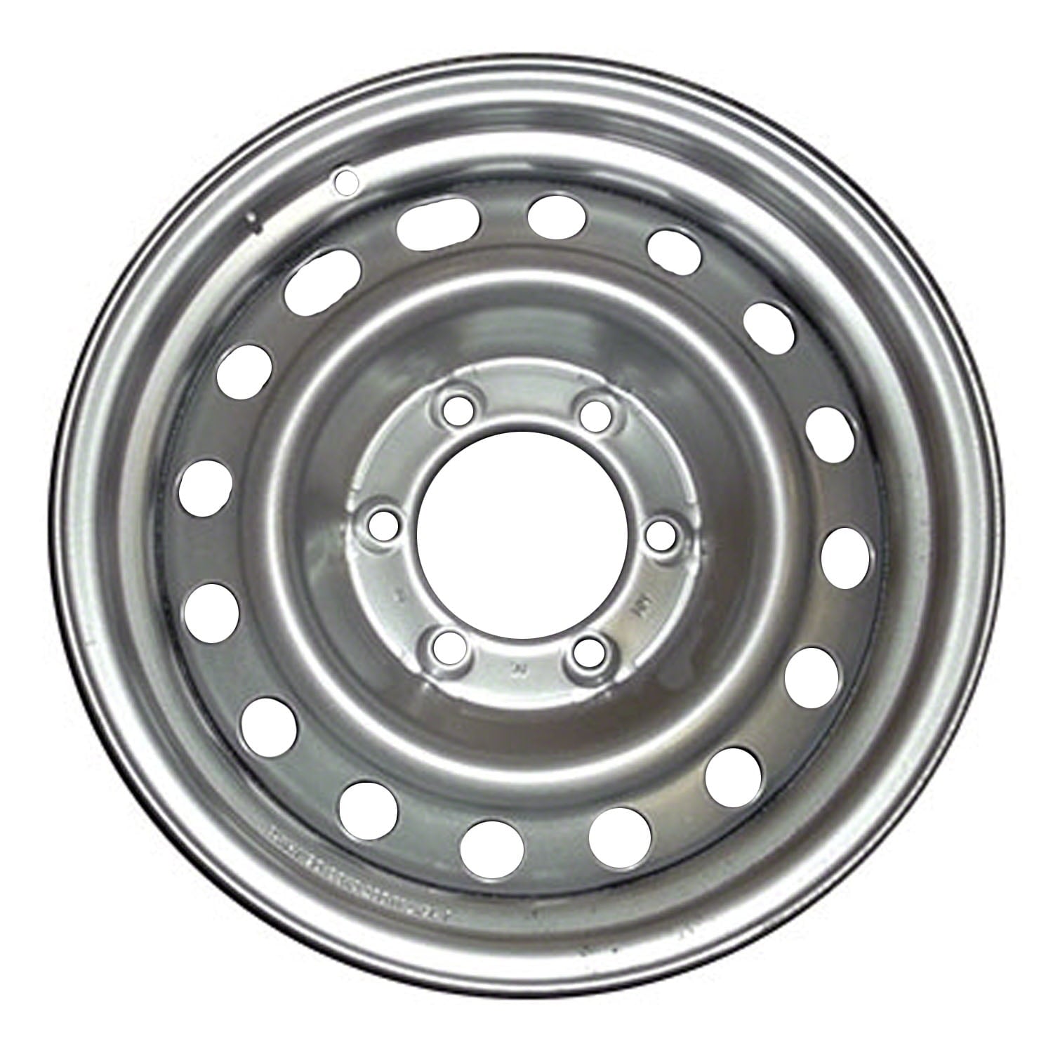 Remanufactured Painted Silver Steel Wheel 16 x 7 fits 2007-2013 Toyota Tacoma::4WD Models only