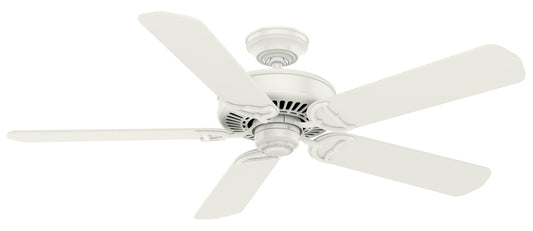Casablanca Panama 54-in Fresh White with Fresh White/Rustic Oak Veneer Blades Light kit compatible ( 5 -Blade ) 942732