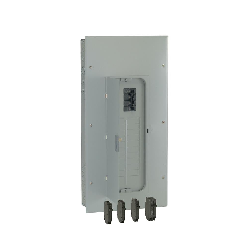 GE PowerMark Gold 200-Amp 20-Spaces 40-Circuit Indoor Main Breaker Load Center (Value Pack) TM2020CCUBK1