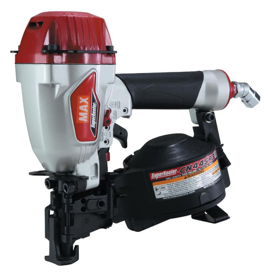 MAX SuperRoofer 0.75-in 15-Degree Pneumatic Roofing Nailer CN445R3