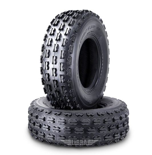 (2) 21x7-10 21x7x10 Yamaha Raptor 350 660 700 YFZ450 front GNCC Racing Tires