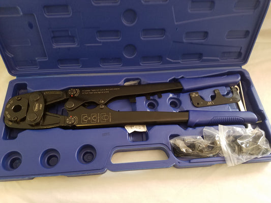 1/2", 3/4", 1", and 1 1/4" Pex crimp Multi-Tool