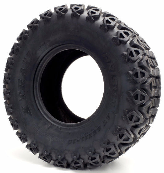 (1) Arisun 22x11-10 DOT All-Terrain Tire for Golf Carts & ATV's (4 Ply Rating)