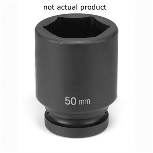 Grey Pneumatic 1" Drive x 42mm Deep Socket