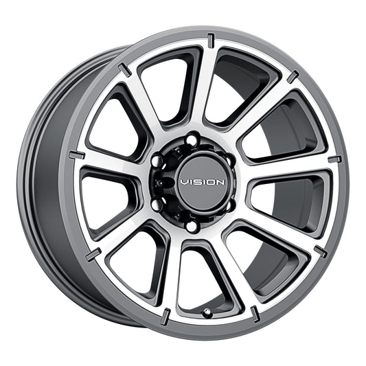1 Wheel 15" 353 Turbine 15x6 5x114.3 Gunmetal 0ET 83CB (353VTH5665GMMF0)
