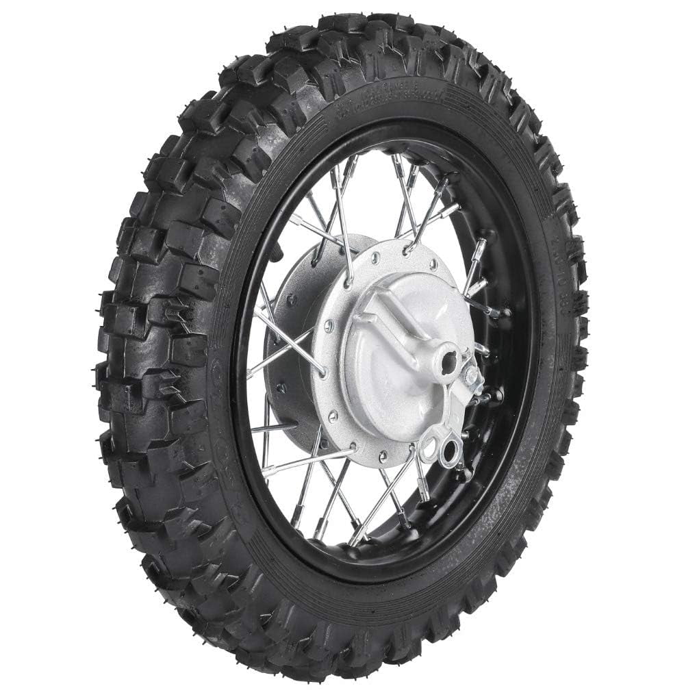 10" Front Wheel 2.50-10 Tire Rim 1.4x10 12mm Bearing for Drum Brake CRF 50 XR CRF50 XR50 TTR50 Dirt Pit Bike SSR Coolster 70cc 90cc 110cc