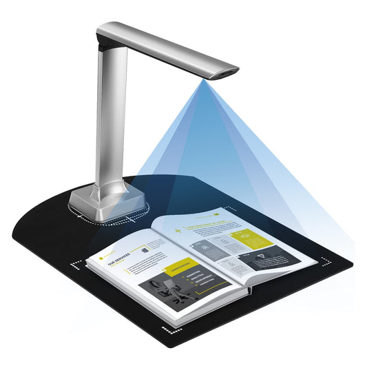 10 Million Pixels Document Camera High Definition Portable Scanner, A4 Scanners File Card Passport Recognition Document Scanner ,Fast, Easy Scanning